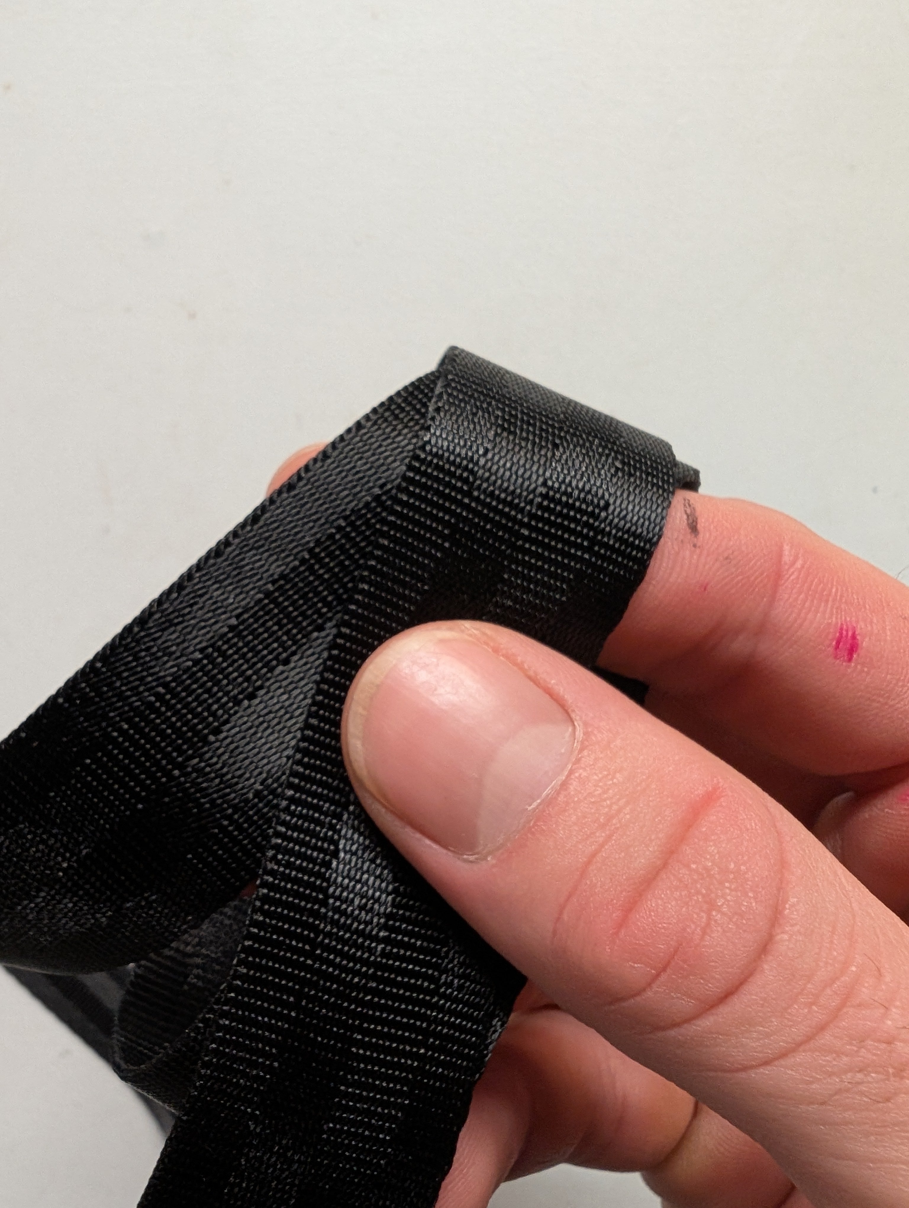 Recycled Nylon Seatbelt Webbing - Per Yard