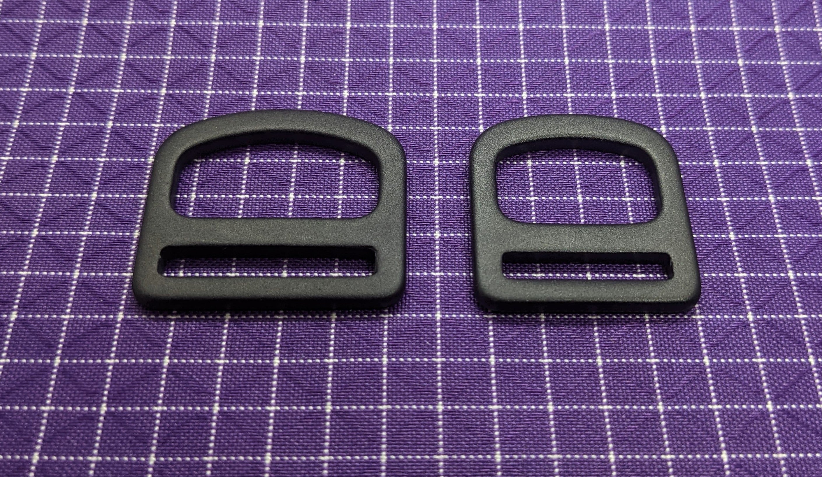 High-quality WeTOOL aluminum double D-ring. Use this along with webbing to make attachment points on backpacks, bags, and accessories.
