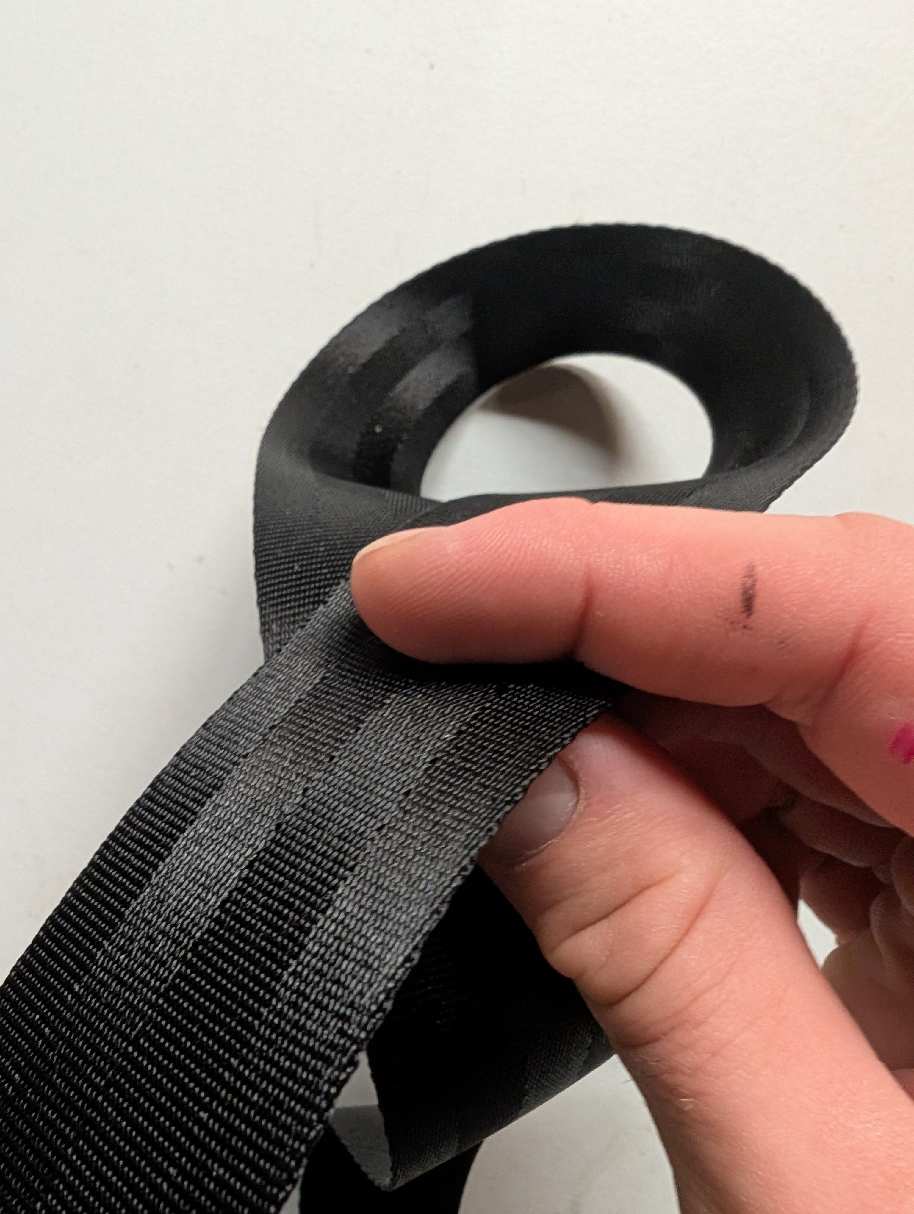 Recycled Nylon Seatbelt Webbing - Per Yard