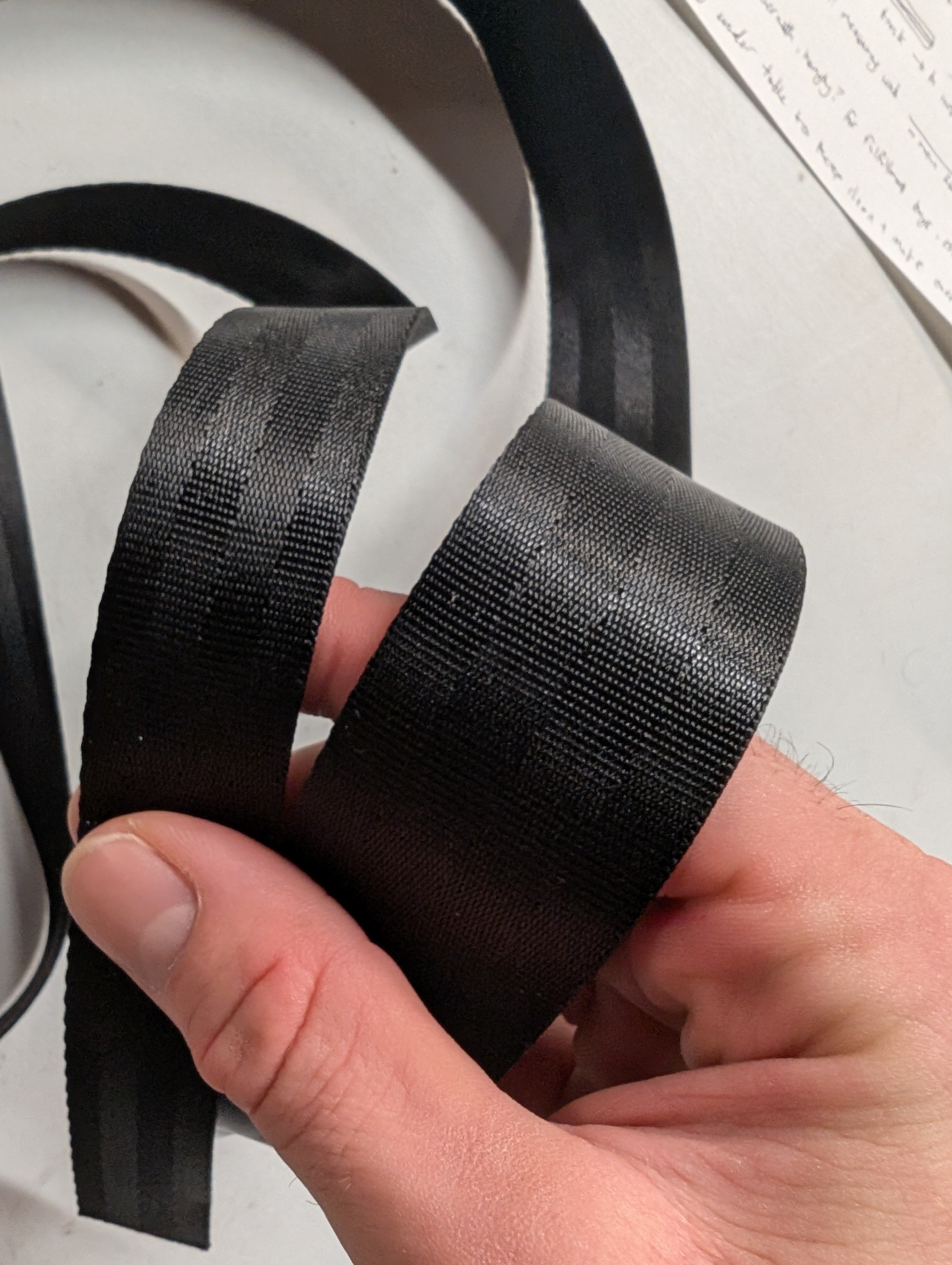 Recycled Nylon Seatbelt Webbing - Per Yard