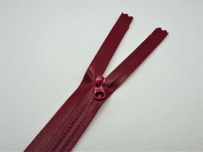 Dark Red YKK #3 Aquaguard Water Repellant Zipper