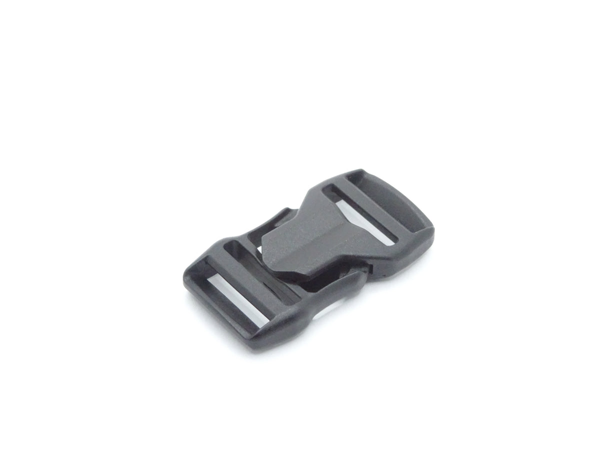 Fidlock Magnetic Buckle Slider - Plastic Quick Release Buckle Replacement -  Black (25mm) (Pack of 1)