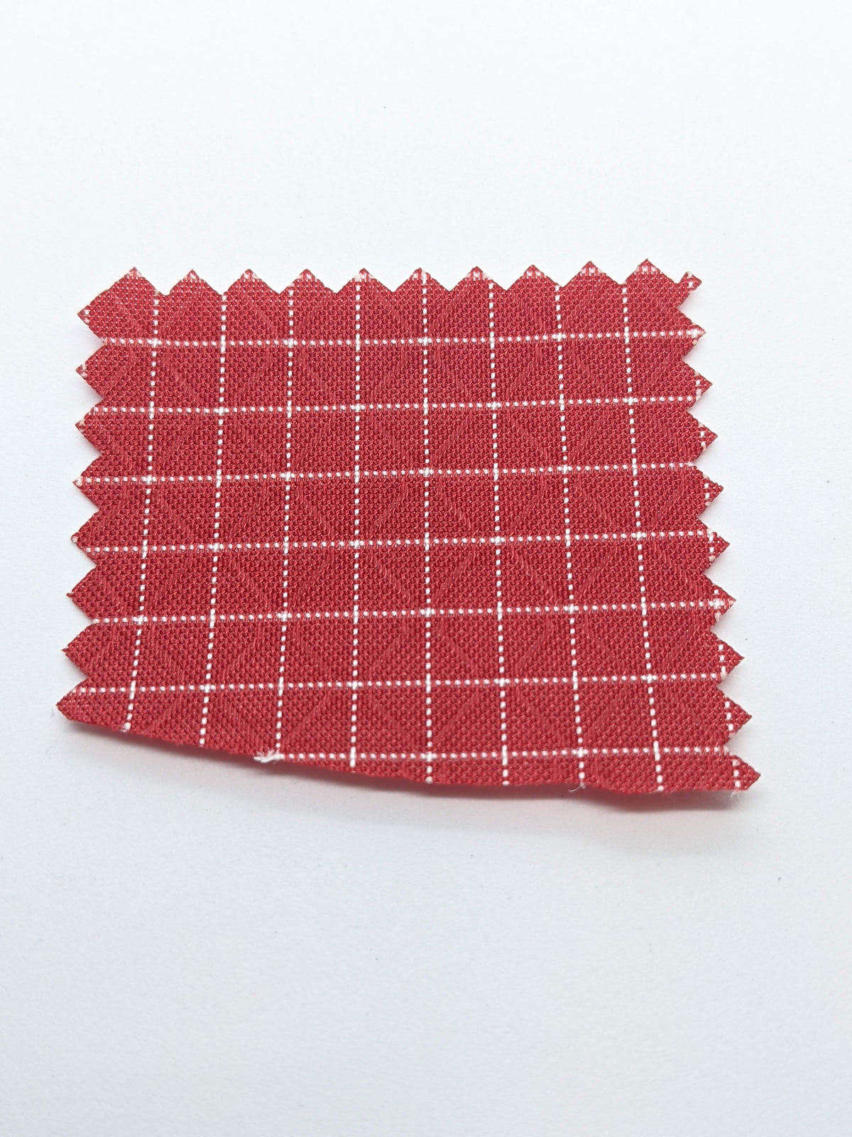 210d Gridstop Fabric - Red