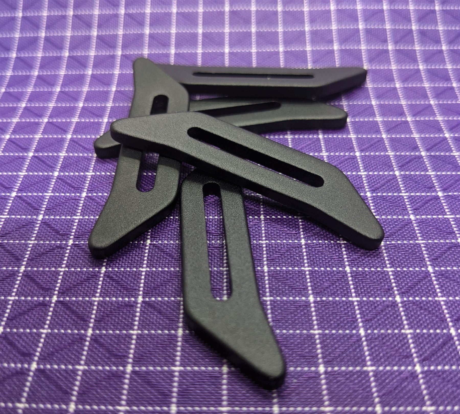 This Hawkeye Toggle can be secured using webbing and used with backpacks, tents, bags, and more! These are commonly used in conjunction with molle webbing to temporarily attach something to a pack, such as a sternum strap. Use this when making your own gear!