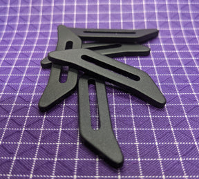 This Hawkeye Toggle can be secured using webbing and used with backpacks, tents, bags, and more! These are commonly used in conjunction with molle webbing to temporarily attach something to a pack, such as a sternum strap. Use this when making your own gear!