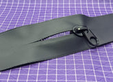 #5 Matte Black PU Coated Water-Resistant Zipper