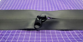 #5 Matte Black PU Coated Water-Resistant Zipper